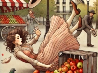 What does “Tomber dans les pommes” mean?
